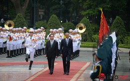 Lễ đón Tổng thống Hoa Kỳ Barack Obama thăm chính thức Việt Nam