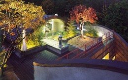 Ngắm ngôi nhà Hàn Quốc có sân vườn trên mái đẹp và lãng mạn như trong phim