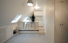 Thiết kế nội thất của căn nhà nhỏ áp mái chỉ 15m2 khiến ai cũng ao ước