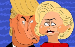 Truyện cười Hillary Clinton và Donald Trump