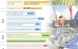 [Infographics] Kế hoạch cơ cấu lại nền kinh tế giai đoạn 2016-2020
