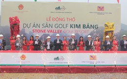 Hà Nam: Khởi công dự án sân Golf Kim Bảng với tổng vốn 1.000 tỷ đồng