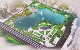 Giữa năm 2017 công viên hồ điều hóa Nhân Chính (Hà Nội) sẽ hoàn thành
