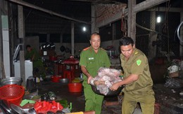 Gần 700 kg thịt heo bệnh, bốc mùi trong cơ sở giết mổ lậu
