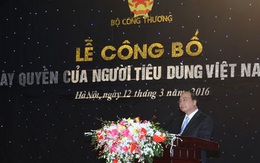 Công bố ngày quyền của người tiêu dùng Việt Nam 15 tháng 3
