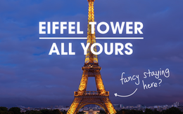 Sáng đi xem chung kết EURO 2016, tối về ngủ trên tháp Eiffel không còn là chuyện mơ giữa ban ngày