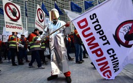5.000 người châu Âu biểu tình phản đối thép giá rẻ của Trung Quốc