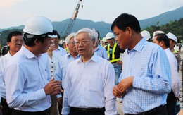 Tổng bí thư Nguyễn Phú Trọng thăm Dự án trọng điểm Quốc gia Hầm Đèo Cả