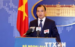 Trao công hàm phản đối Trung Quốc đưa giàn khoan vào Vịnh Bắc Bộ