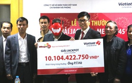 Vietlott đã trao giải Jackpot hơn 10 tỷ đồng tại Quảng Ninh