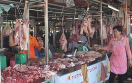 Giá thịt lợn đang giảm tại các tỉnh phía Nam sau vụ tiêm thuốc an thần