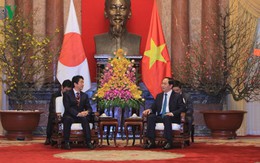 Chủ tịch nước Trần Đại Quang tiếp Thủ tướng Nhật Bản Shinzo Abe