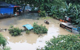 Bãi giữa sông Hồng biến thành ốc đảo sau những ngày mưa lớn, cuộc sống của người dân bị đảo lộn
