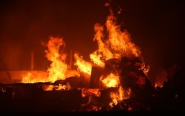 Cháy lớn ở Thanh Hóa, hàng trăm công nhân tháo chạy trong đêm