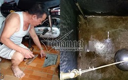 Mòn mỏi đợi từng giọt nước sạch giữa Hà thành