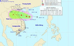 Bão số 4 giật cấp 10 hướng Thanh Hóa - Quảng Bình