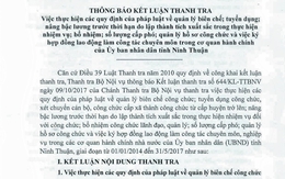 53 lãnh đạo, quản lý không đủ tiêu chuẩn vẫn được bổ nhiệm