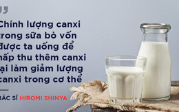 Bác sĩ nổi tiếng Nhật Bản: Uống quá nhiều sữa bò mới dẫn đến bệnh loãng xương