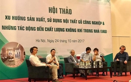 Hóa chất trong đồ nội thất có thể gây ô nhiễm không khí trong nhà