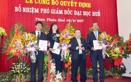 Đại học Huế có 2 Phó giám đốc mới