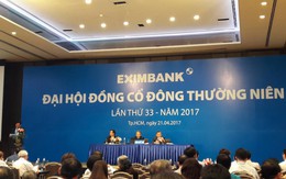 Nếp nhăn trên trán cổ đông Eximbank