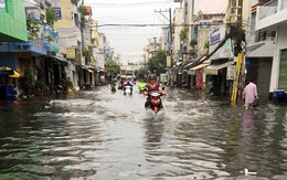 Nâng đường Kinh Dương Vương: Gây ngập hẻm thấp
