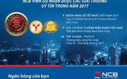 NCB nhận 2 giải thưởng quốc tế trong lĩnh vực  ngân hàng