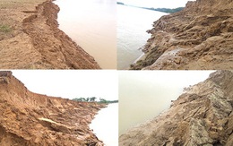 Video: Hàng trăm nghìn mét đất bị sông Lam "nuốt chửng" từng ngày