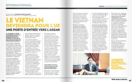 Trả lời báo Pháp, Bộ trưởng Công thương khẳng định vai trò cửa ngõ của Việt Nam giữa Liên minh châu Âu và ASEAN