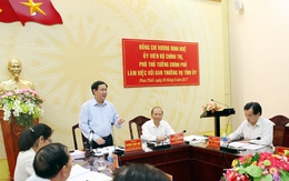 Bộ Chính trị kiểm tra công tác cán bộ tại Bình Thuận