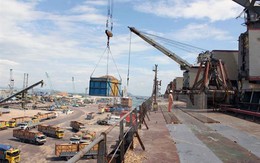 Gỗ xuất khẩu tắc cứng tại cảng Quy Nhơn