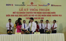 BIDV và Kho bạc Nhà nước ký kết Thỏa thuận phối hợp thu Ngân sách Nhà nước trên địa bàn Hà Nội