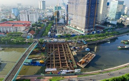 Nhìn từ trên cao công trình chống ngập 10.000 tỷ đang dần thành hình ở Sài Gòn