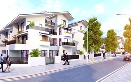 Ngỡ ngàng với thiết kế độc đáo của biệt thự song lập Iris Homes