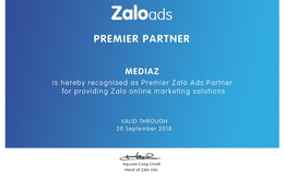 Zalo triển khai chương trình Đối tác cao cấp dành cho các đại lý quảng cáo uy tín