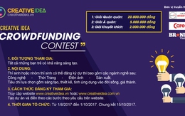 Khởi nghiệp không mất vốn cùng Creative Idea Crowdfunding Contest