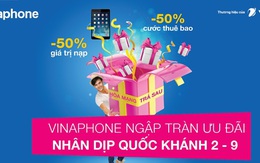 “Bão” khuyến mại của VinaPhone chào mừng Quốc khánh