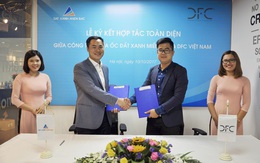 Lễ ký kết đối tác chiến lược giữa DFC Việt Nam và Đất Xanh Miền Bắc