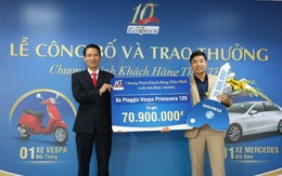 Khách hàng đầu tiên nhận quà 70 triệu đồng tri ân từ Ecogreen