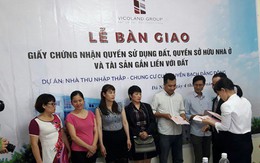 Chung cư Vicoland Đà Nẵng tiếp tục bàn giao sổ hồng cho cư dân