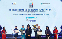 Suntory PepsiCo Việt Nam được vinh danh Doanh Nghiệp Bền Vững và cống hiến cho cộng đồng