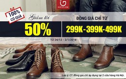 Sự kiện lớn nhất năm tại Giaytot.com - giảm tới 50% tất cả giày nam