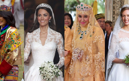 Vẻ đẹp và khí chất của 12 cô dâu hoàng tộc trên khắp thế giới