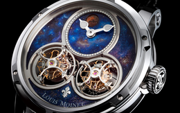 Cận cảnh cỗ máy đếm thời gian như vũ trụ thu nhỏ Louis Moinet Space Mystery - chiếc đồng hồ duy nhất chứa đá vũ trụ đích thực
