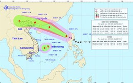 Bão số 7 kết hợp áp thấp nhiệt đới trên Biển Đông