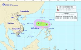 Xuất hiện áp thấp nhiệt đới gần Biển Đông
