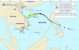 Bão số 13 suy yếu thành áp thấp nhiệt đới