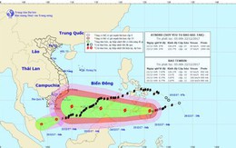 Bão Tembin tiến nhanh hướng Biển Đông, gió giật cấp 13