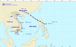 Bão số 7 suy yếu thành vùng áp thấp