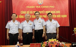 Trao quyết định nghỉ hưu cho Phó Tổng Thanh tra Chính phủ